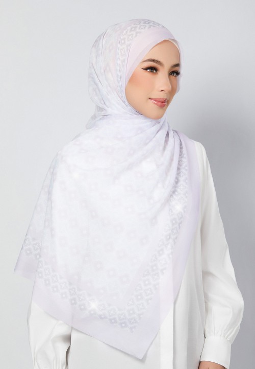 SHAWL JULIA VOILE LASERCUT DIAMOND