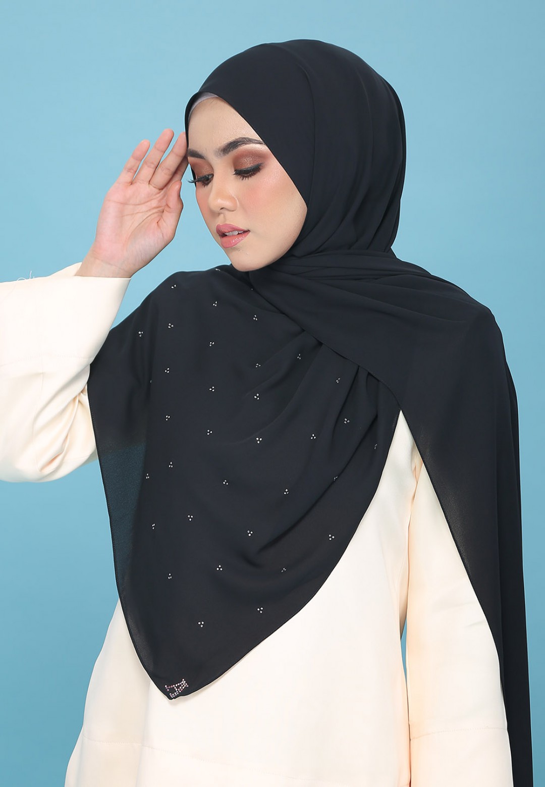 SHAWL TRIO PLAIN DIAMOND 238