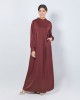 LATIFA JUBAH IN DARK BROWN