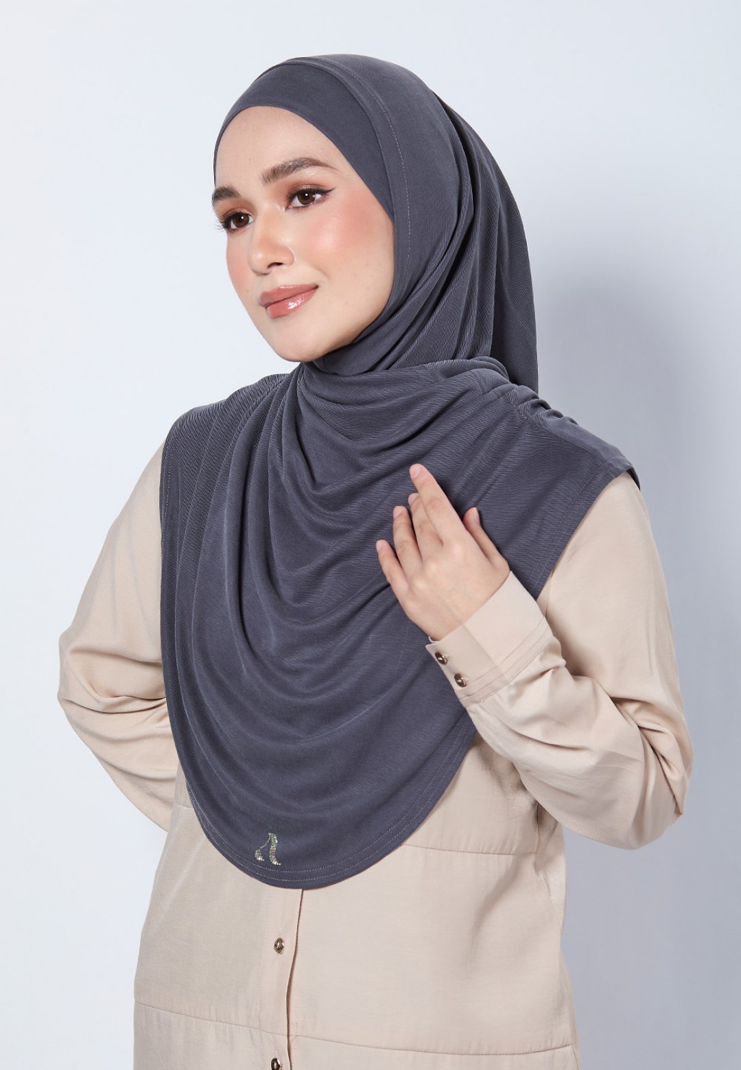 INSTANT ASYRIA PLEAT LABUH PLAIN