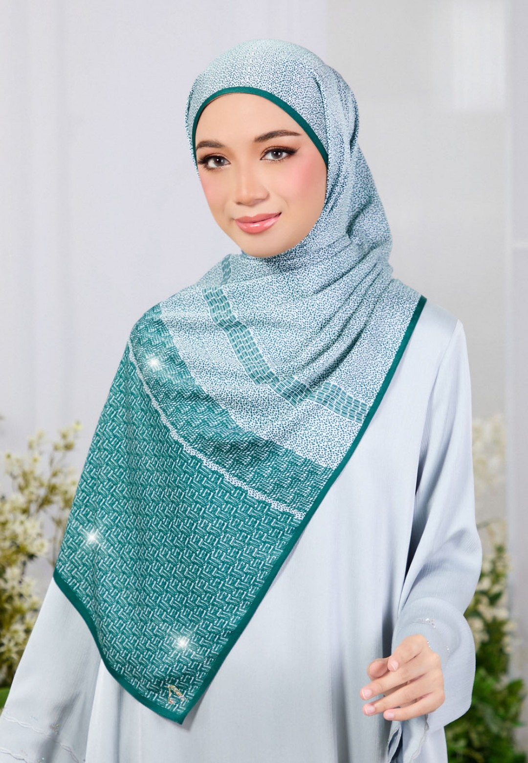 SHAWL VELURINE PRINTED DIAMOND