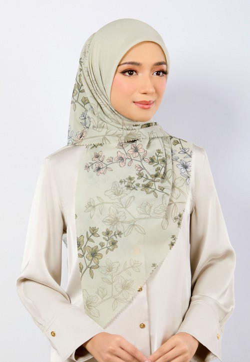 SQ SABINA VOILE PRINTED LASERCUT