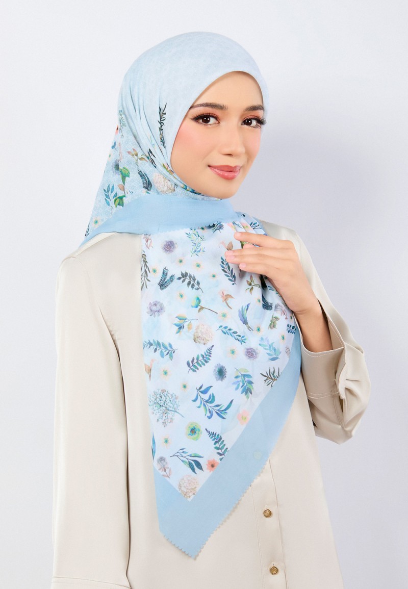 SQ SHARIEF VOILE PRINTED LASERCUT