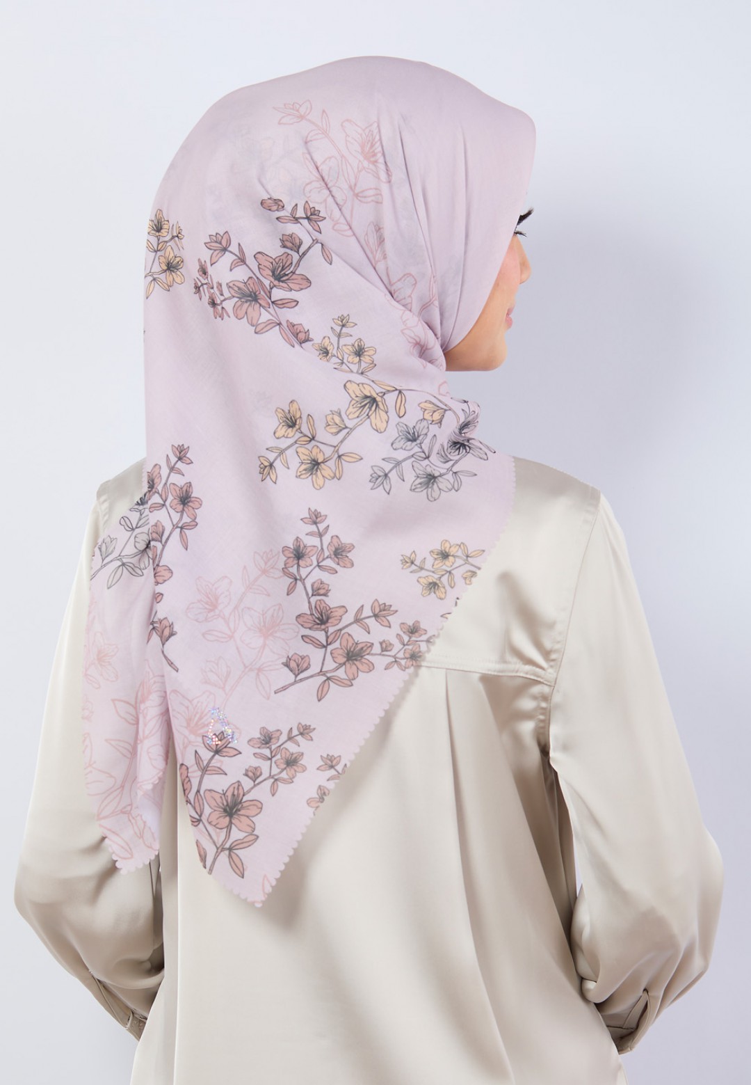 SQ SABINA VOILE PRINTED LASERCUT