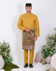 BAJU MELAYU ALWAN IN MUSTARD GOLD