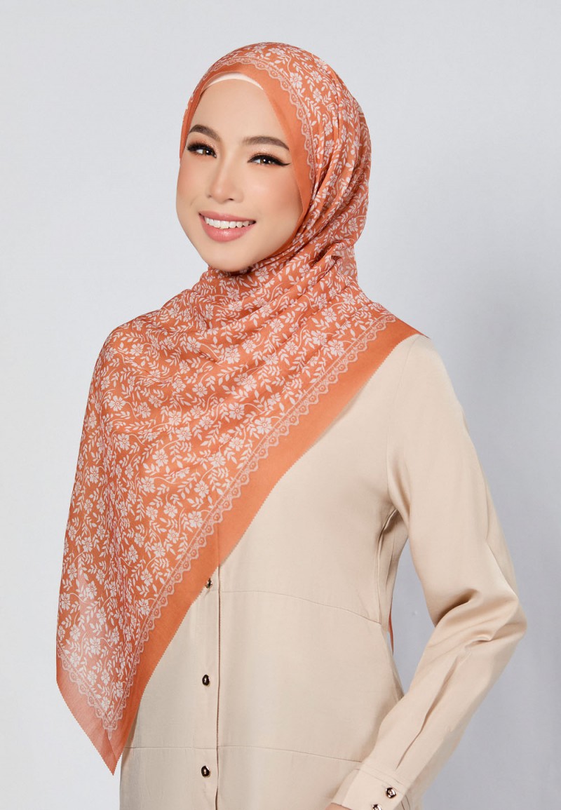 SHAWL DALIA VOILE LASERCUT