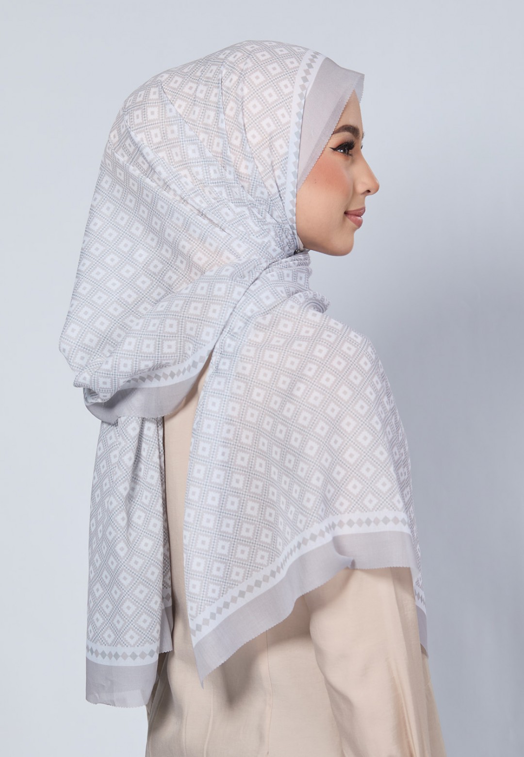 SHAWL CAMIA VOILE LASERCUT