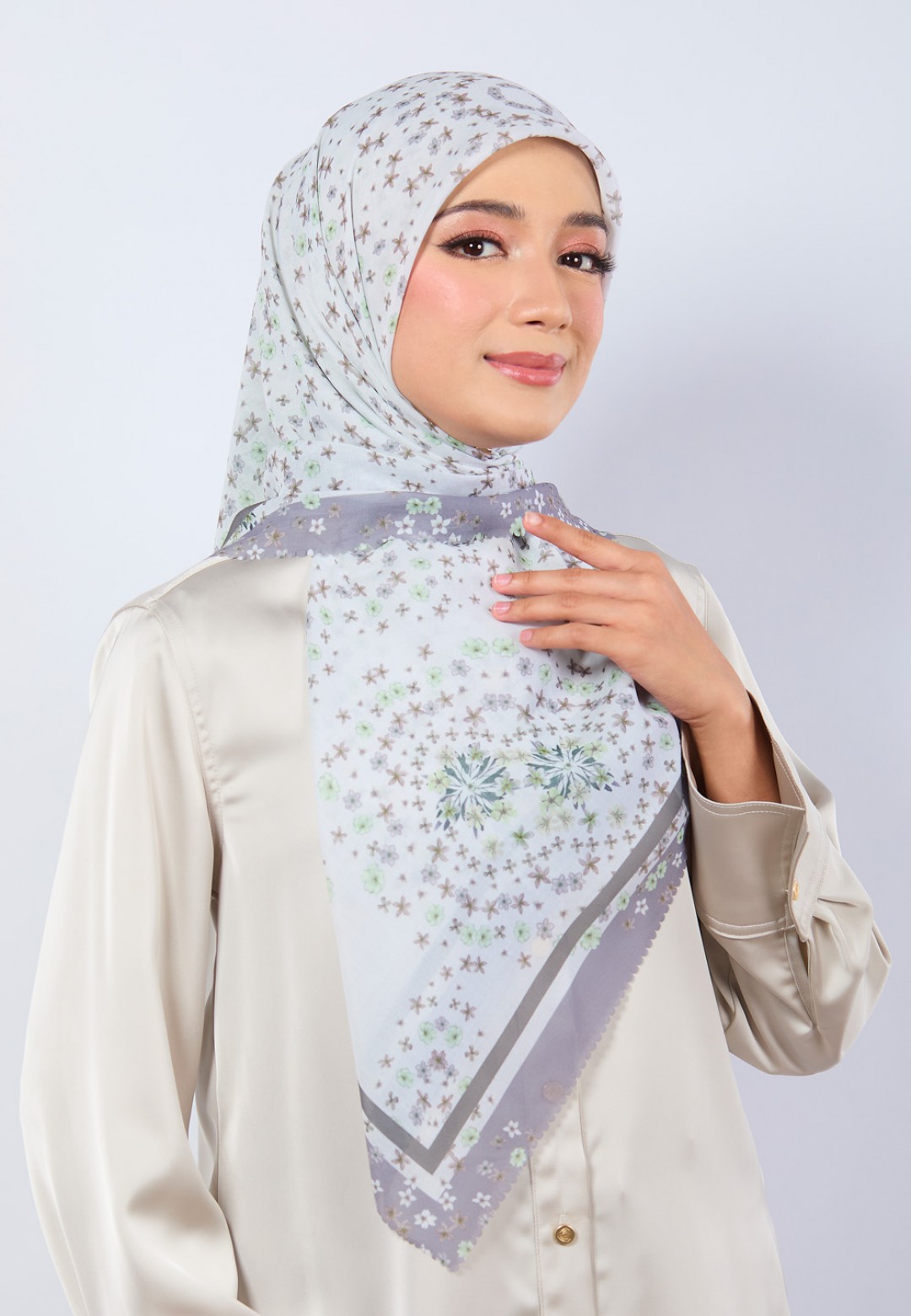 SQ JAMEIA VOILE PRINTED LASERCUT