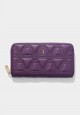 ICONIC LONG WALLET IN PLUM