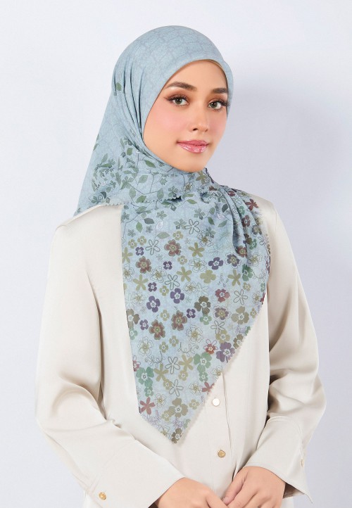 SQ FAREAH VOILE PRINTED LASERCUT