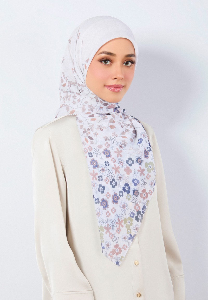 SQ FAREAH VOILE PRINTED LASERCUT