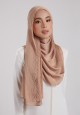 SHAWL NECTAR IN PALE BROWN