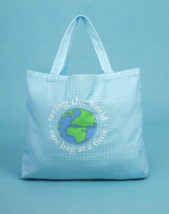 SAVING THE WORLD CANVAS BAG